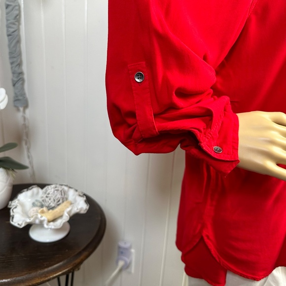 Christmas Red  Rock & Republic Like New Size XXL  Runs small Hangs nice - Picture 7 of 7